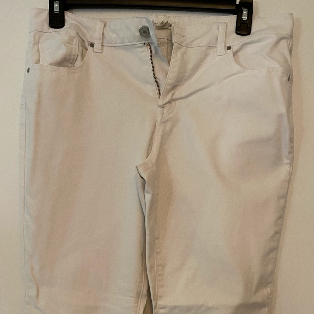 White artisan NY jeggings sz 14